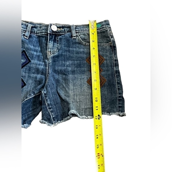 Allen B. By Allen Schwartz Cut Off Denim Shorts with Embroidery - Picture 11 of 11